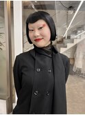 黒髪ボブ