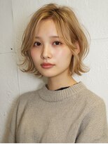 アネモネ 真美ヶ丘店(Ane mone)&nbsp;抜け感ベージュショートボブ