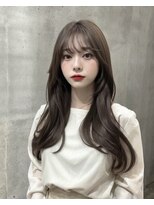 ソア バイ リコヘアーうるま(SOAR by lico hair Uruma) #韓国風#レイヤー#顔まわり#ブリーチなしダブルカラー#髪質改善