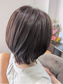 ドルセットの写真/《佐賀市/大和町》低刺激のオーガニックカラーでダメージを最小限に♪発色＆色持ち◎大人女性のお悩み解決*