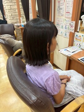 ヒラトヤ 肴町店 20代30代大人可愛い耳かけアッシュブラウン×外はねレイヤーロブ