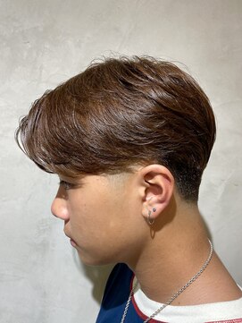 ニコ トウキョウ ヨコハマ(nico) センターパートニュアンスパーマメンズカット