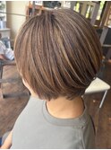 メリハリショートボブ