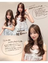 ボタン シブヤ(VOTAN SHIBUYA)&nbsp;オリーブベージュ/レイヤーカット/透明感カラー/韓国ヘア