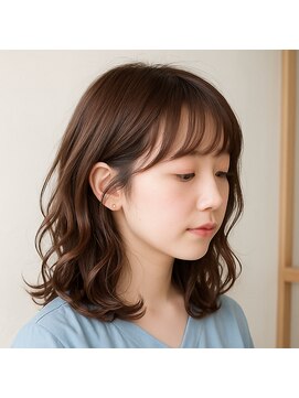 スープレックス ヘアーデザイン(SOUPREX HAIR DESIGN) ミディアムデジタルパーマ　20代 30代 40代 50代 60代　髪質改善