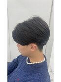 曲がる縮毛矯正で作るセンターパート