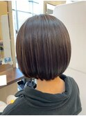 髪質改善/顔周りレイヤーカット/グレージュ[千葉/千葉駅]