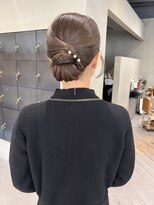 ヘアー アイス ルーチェ(HAIR ICI LUCE) 結婚式ヘアセットタイトヘアセットカチモリ/中西