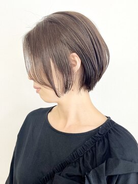 モリオフロムロンドン 松戸店(Morio from London) 【morio松戸 アイダ】30.40代大人ショート前髪なしショートボブ