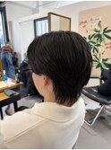 マッシュウルフ/センター分けウルフ/絶壁補正カット/