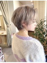 サンドパールス 仙台店(sand PALCE)&nbsp;髪質改善/大人ガーリー/似合わせカット/ショートボブ前髪/仙台