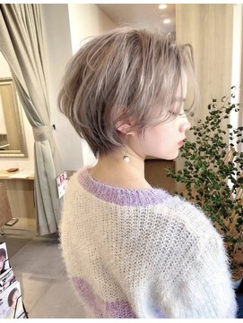 サンドパールス 仙台店(sand PALCE) 髪質改善/大人ガーリー/似合わせカット/ショートボブ前髪/仙台