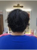 ハンドブローで作るふんわりツーブロックマッシュレイヤー