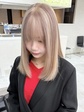ツキ 横浜店(tuki) デザインカラー　ホワイトミルクティー