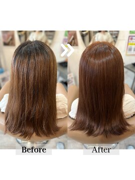 シーヘアー 髪質改善/電子トリートメントカラー