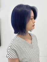 ハイブ 金沢(Hive)&nbsp;ラベンダーブルー　外はねボブ