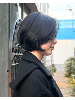 サン 白金台(SUN) 前髪長めレイヤーショートボブ白金目黒