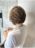 ハイライトのような白髪染めができるお店です♪