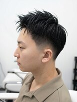 エクラート メン 仙台(ECLART men.)&nbsp;仙台 20代  アップバング スパイキーショート テーパーフェード