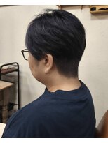 トランクヘアデザイン 大宮(TRUNK hair design)&nbsp;メンズマッシュ｜黒髪×刈り上げツーブロック