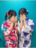 浴衣着付け＆ヘアセット
