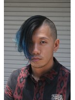 レイブ アクション アンド ヘアー 北千住店(rave Action and Hair) モヒカン+毛先アクセントカラー