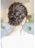 ～ sofa ～ ヘアアレンジ×ルーズ編み