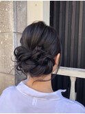 大人かわいいラフヘアセット