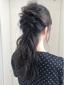 ヘアーデザイン シュシュ(hair design Chou Chou by Yone) ハーフアップ/結婚式/お呼ばれヘアアレンジ/二次会