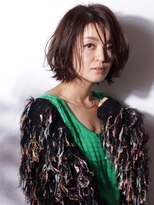 エムスラッシュ たまプラーザ(M.SLASH)&nbsp;濡れ髪/パープルカラー/切りっぱなし/前下がり/たまプラーザz