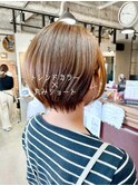【The C涼】トレンドカラーの丸みショート