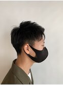 爽やかメンズアップバングショート20代30代40代
