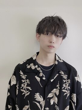 遊人セントラル(CENTRAL) [心斎橋/難波］☆アッシュブラック無造作マッシュ☆