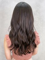 アイティー バイ アルバム 中野店(IT by ALBUM)&nbsp;艶感アッシュブラウン_カーキグレージュフェザーバング_ba344751