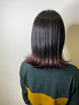 エール 生駒(aile Total Beauty Salon) 切りっぱなし×デザインカラー