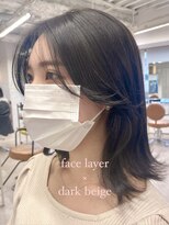 ムク 新宿(muc)&nbsp;韓国風顔まわりカット/くびれヘア【新宿】