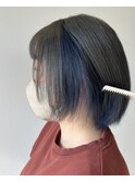 広めインナーカラー/ブリーチあり