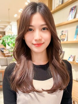 ルエ(rue) 韓国くびれロングレイヤーカットオルチャン京都小顔顔まわり艶髪