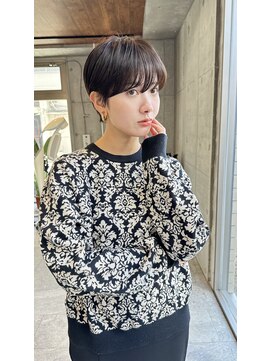 ハルキミナト ジャパン トウキョウ(HARUKI MINATO japan TOKYO) ハンサムショート/前髪あり/20代/30代