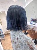 きりっぱbob×ネイビーカラー