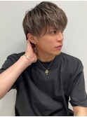アッシュブラックカルマパーマベリーショートダークアッシュ