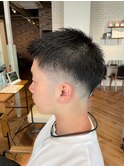就活,面接,ビジネスマンに清潔感ベリーショート+フェード