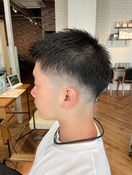 ヘアーショップ エヌアンドエー 越谷店(hair shop N&A) 就活,面接,ビジネスマンに清潔感ベリーショート+フェード