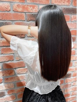 ルシア(LUCIA)の写真/しっかりクセは伸びているのに仕上がりはとってもナチュラル☆翌朝からスタイリングしやすいサラ艶ヘアへ♪
