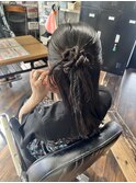 #ヘアアレンジ#ヘアセット#カチモリ#韓国風#高知