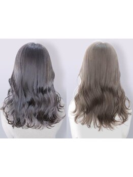 薬剤使用の残留物質を取り除いていきます☆ダメージしない髪づくりを…!!