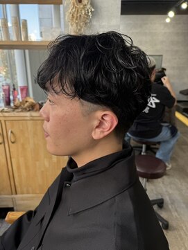 ソイクフ(SOY KUFU) 20代30代40代◎メンズショート刈り上げツーブロックパーマ