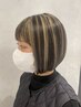 カット＋ハイライトカラー(ブリーチ込み) ￥18,150→13,620～
