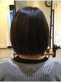 切りっぱなしボブ