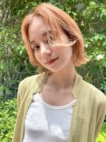 ロンドシエル 横浜(Lond ciel)&nbsp;ミニウルフレイヤーカット顔周り前髪韓国ショートボブ/横浜